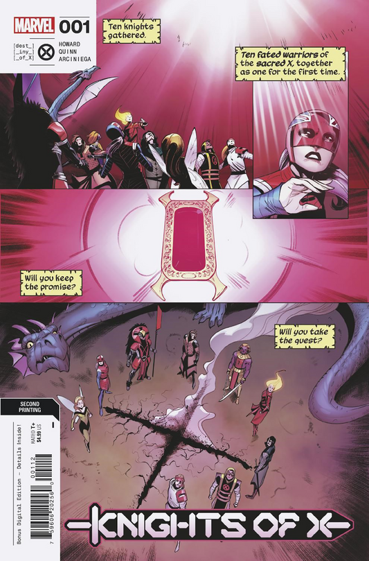 Knights Of X #1 2nd Print Bob Quinn Variant (06/22/2022) Marvel