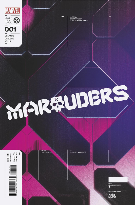 Marauders #1 1:10 Tom Muller Design Variant (04/06/2022) Marvel