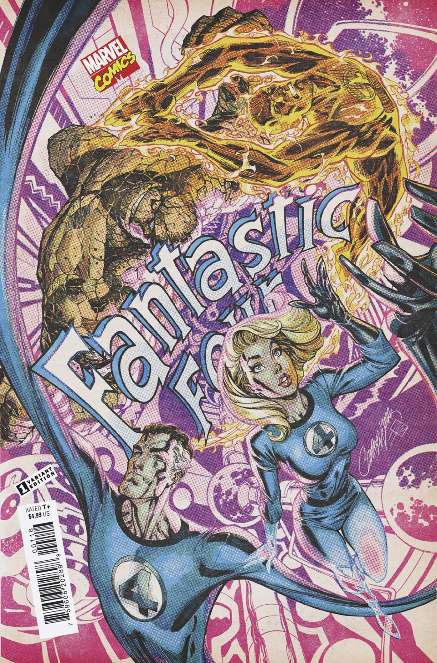 Fantastic Four #1 L 1:200 J Scott Campbell Anniversary Variant (11/09/2022) Marvel
