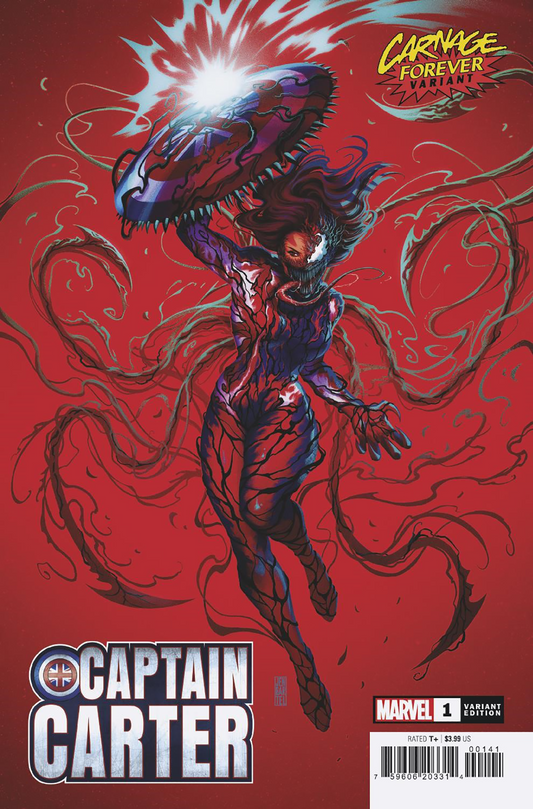 Captain Carter #1 E Jen Bartel Carnage Forever Variant (03/09/2022) Marvel