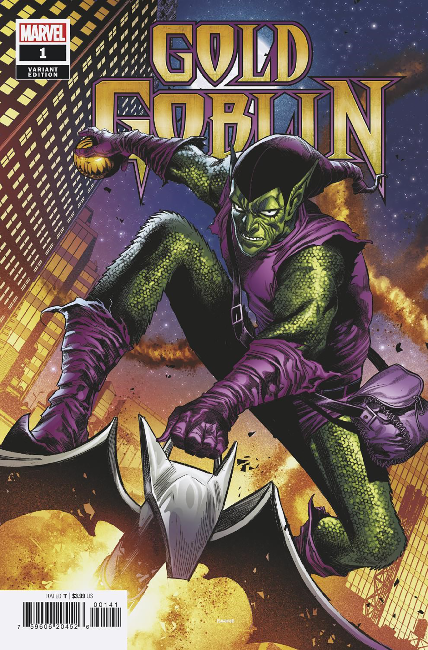 Gold Goblin #1 C Marco Checchetto Green Variant (11/16/2022) Marvel