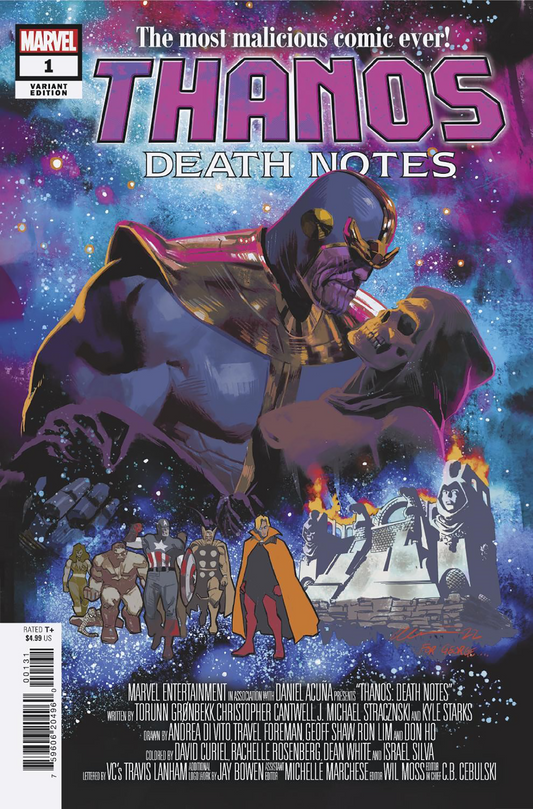 Thanos Death Notes #1 C Daniel Acuna Movie Poster Homage Variant (11/30/2022) Marvel