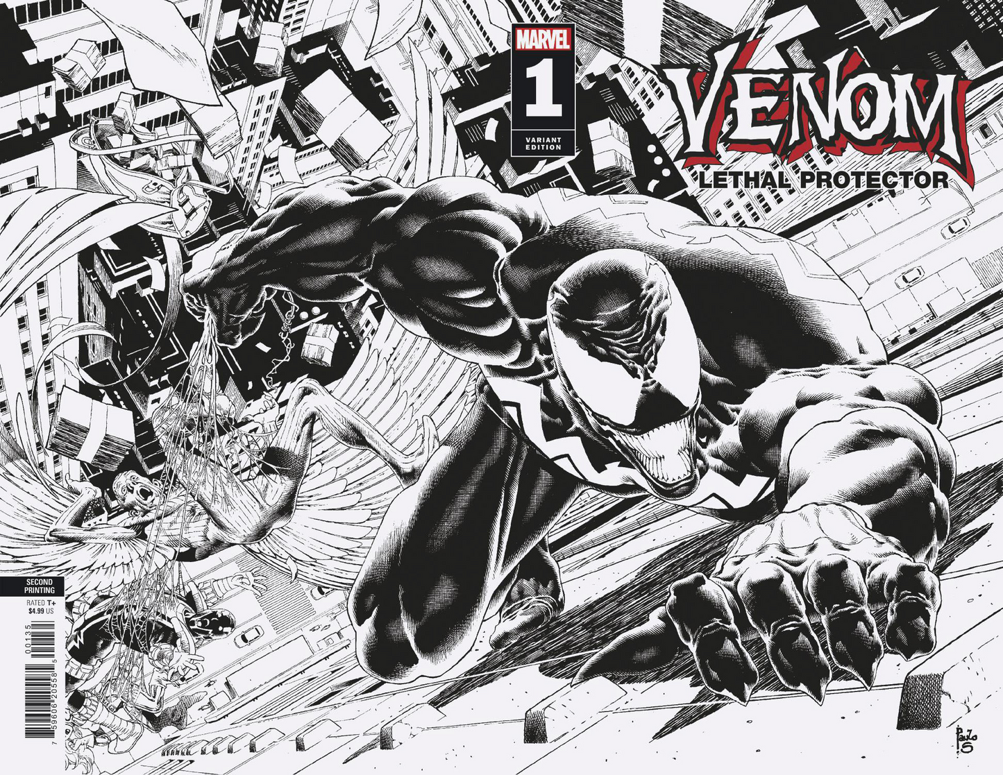 Venom Lethal Protector Ii #1 (Of 5) 2nd Print 1:25 Paulo Siqueira Variant (05/10/2023) Marvel