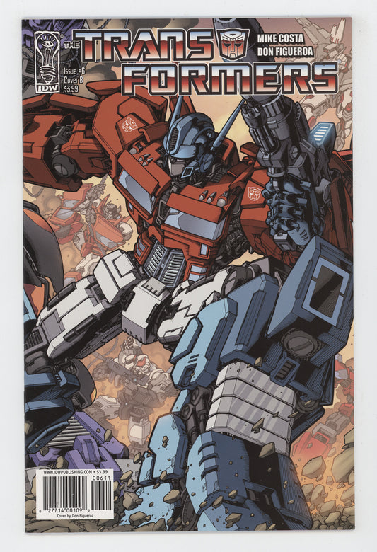 Transformers 6 B IDW 2010 Don Figueroa Optimus Prime Connecting Variant