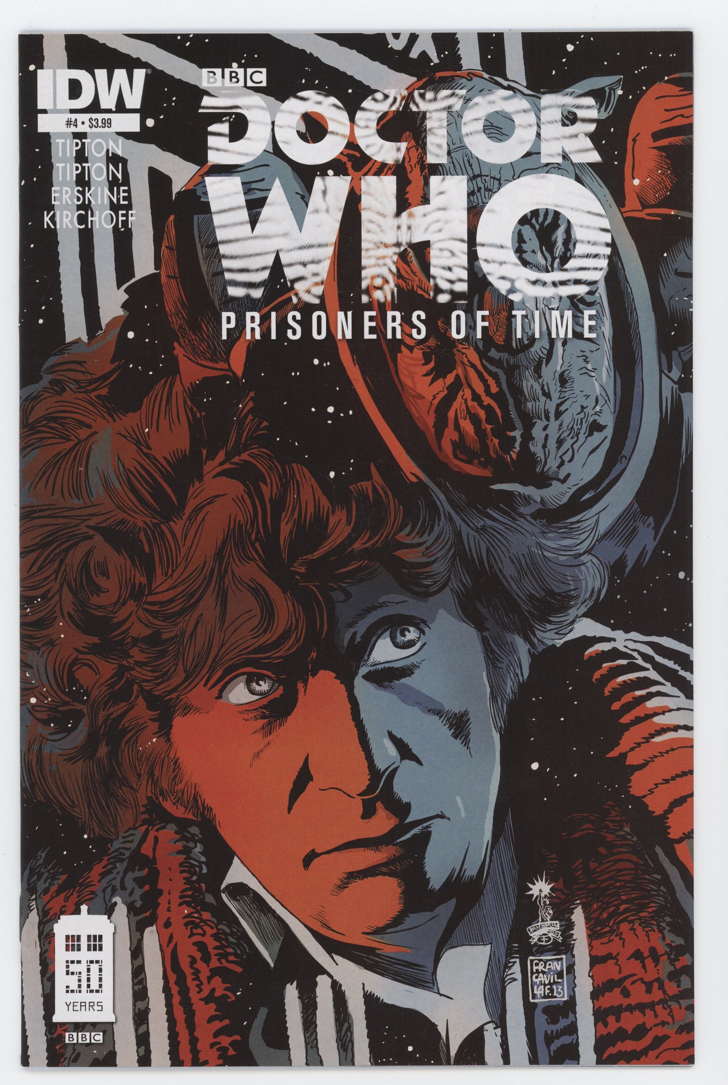Doctor Who Prisoners Of Time #4 A (Of 12) IDW 2013 Francesco Francavilla