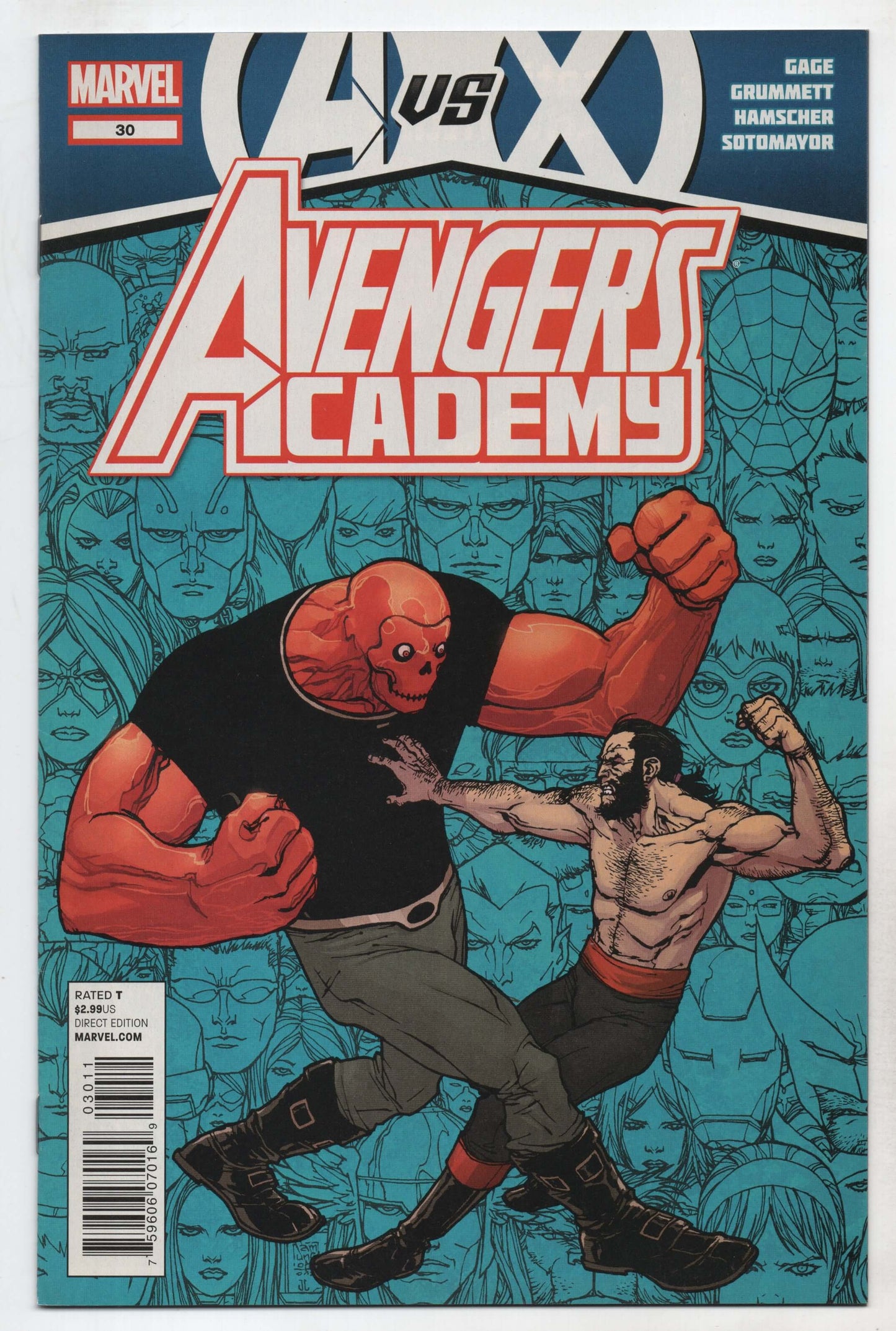 Avengers Academy 30 Marvel 2012 NM AVX Vs X-Men Wolverine Captain America