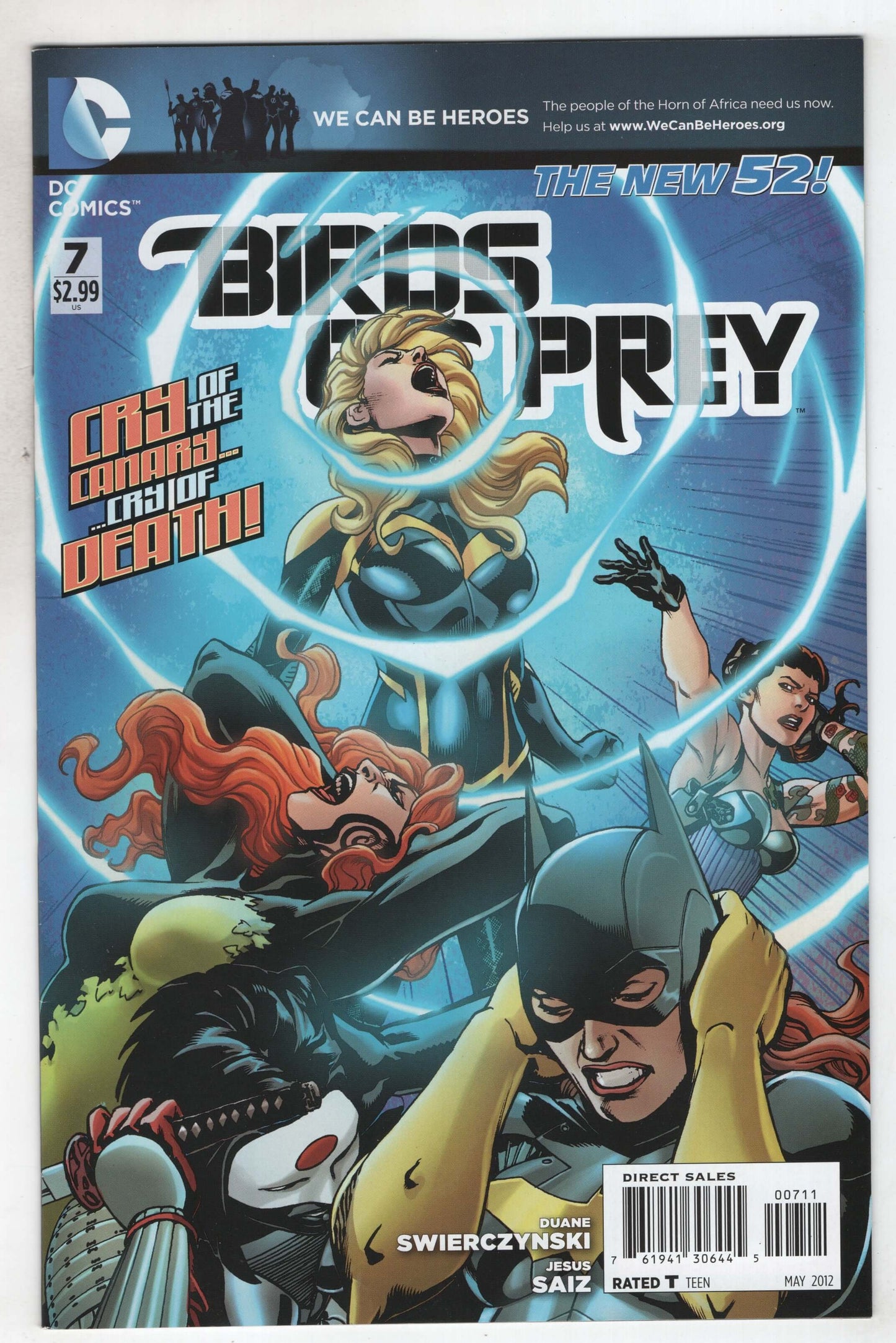 Birds of Prey #7 DC 2012 New 52