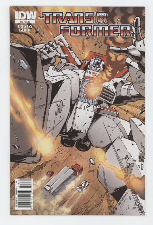 Transformers 10 A IDW 2010 Guido Guidi Mike Costa Optimus Prime Combaticons