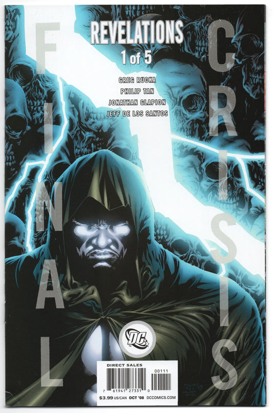 Final Crisis Revelations 1 B DC 2008 NM- Philip Tan Spectre Variant