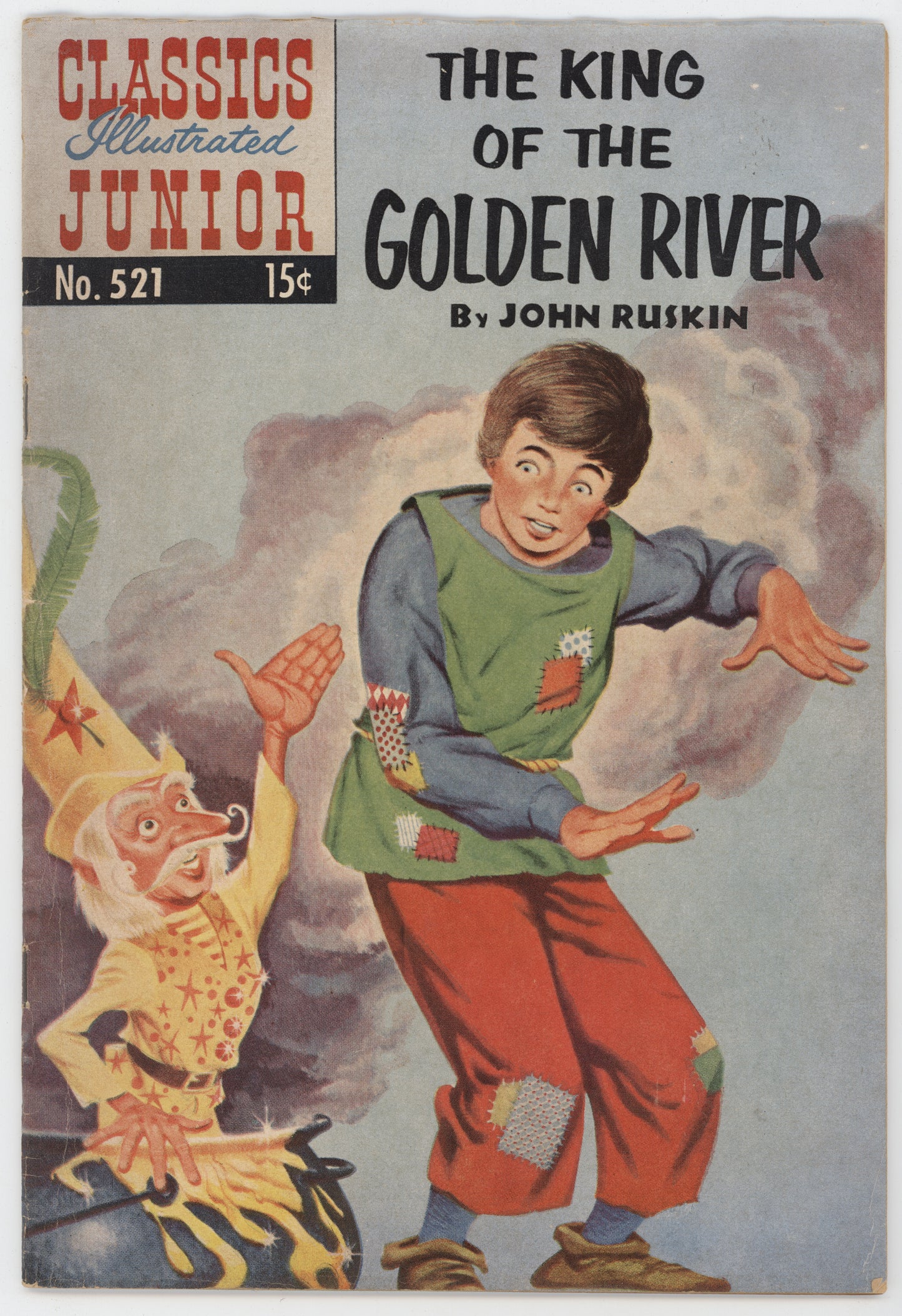 Classics Illustrated Junior 521 Gilberton 1955 VG King Of The Golden River HRN 565