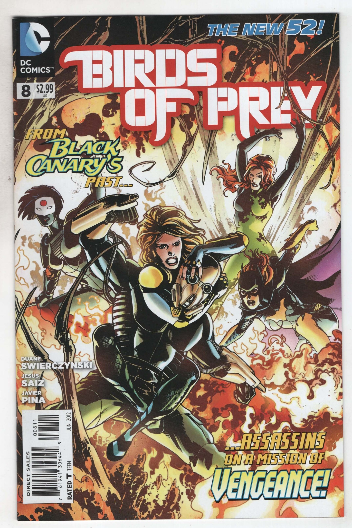 Birds of Prey #8 DC 2012 New 52