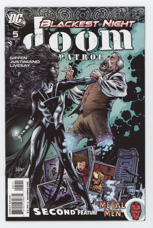 Doom Patrol #5 5th Series DC 2010 Blackest Night Metal Men