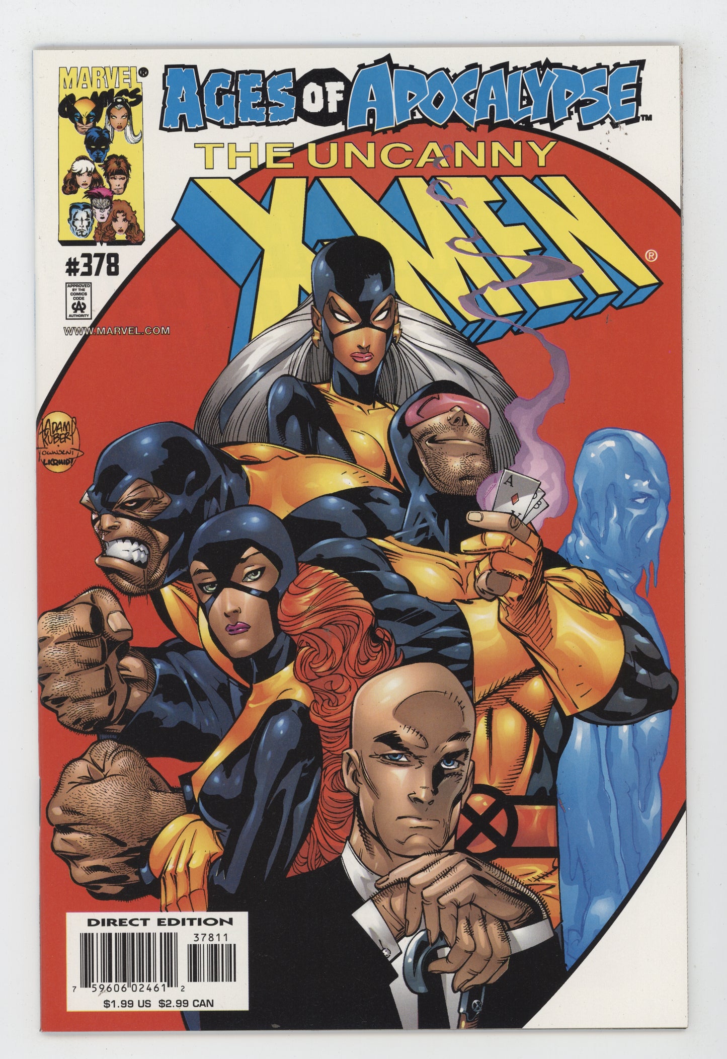 Uncanny X-Men 378 Marvel 2000 Adam Kubert