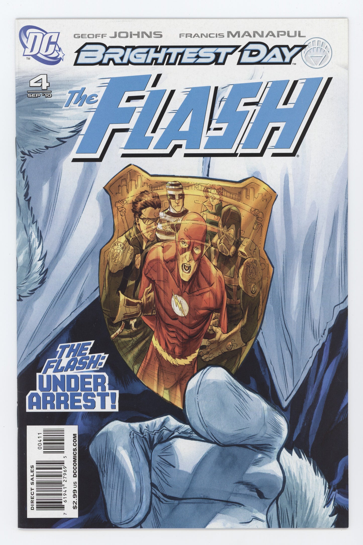 Flash #4 A 3rd Series DC 2010 Francis Manapul GeoFF Johns Brightest Day