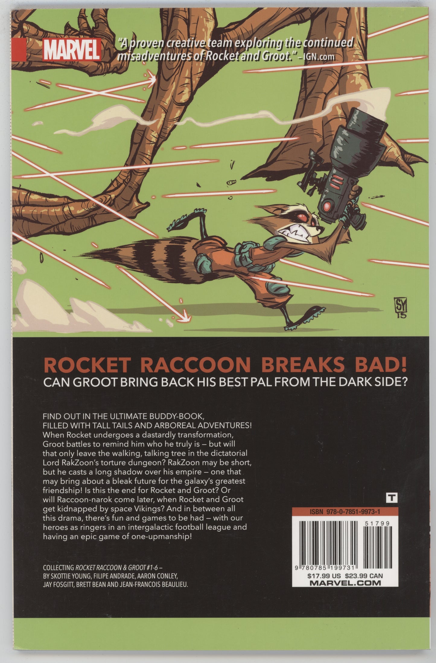 Rocket Raccoon And Groot Tricks Of The Trade TPB Marvel 2016 NM- 1 2 3 4 5 6