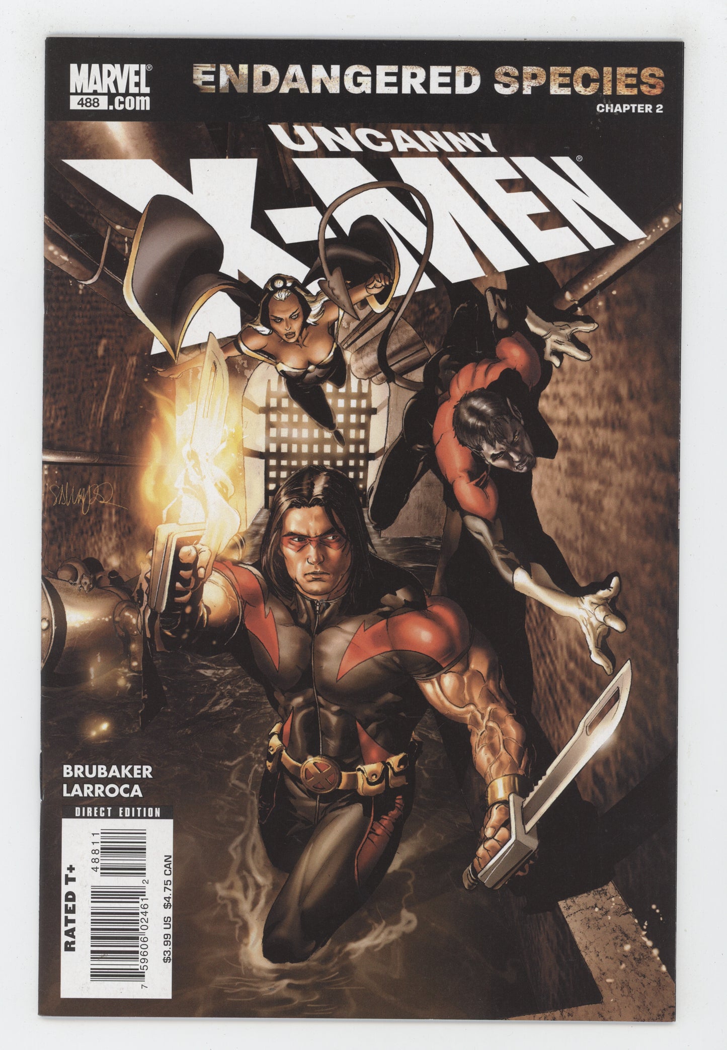 Uncanny X-Men 488 Marvel 2007 NM Salvador Larroca - Golden Apple Comics
