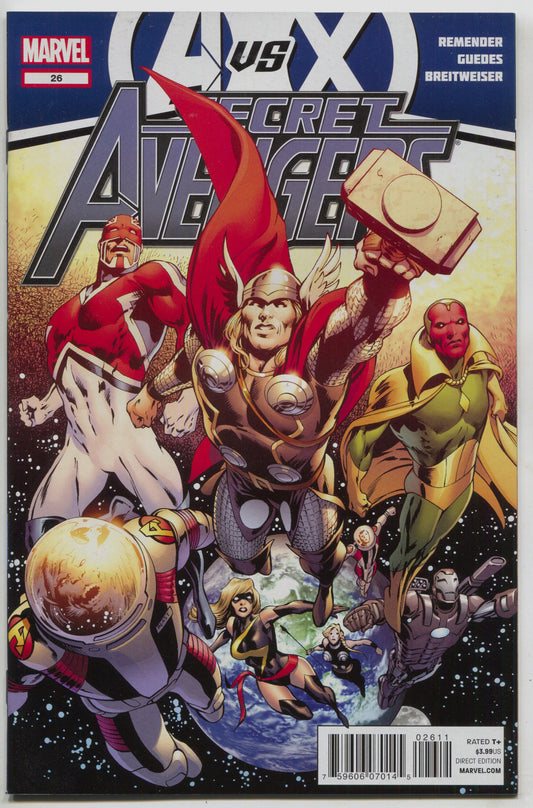 Secret Avengers 26 A 1st Series Marvel 2012 NM Alan Davis