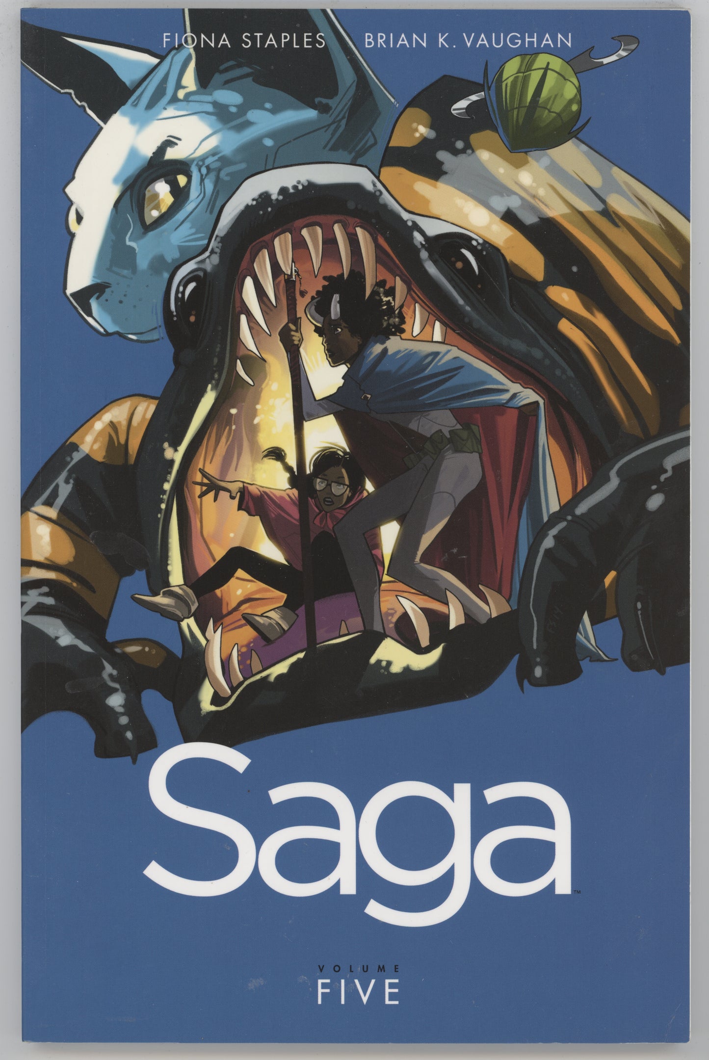 Saga 5 TPB Image 2015 NM- 25 26 27 28 29 30 Brian K Vaughan Fiona Staples