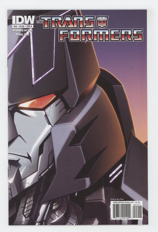 Transformers 22 A IDW 2011 Alex Milne James Roberts Megatron Connecting Cover