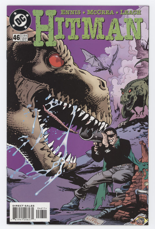 Hitman 46 DC 2000 NM Garth Ennis John McCrea Dinosaur