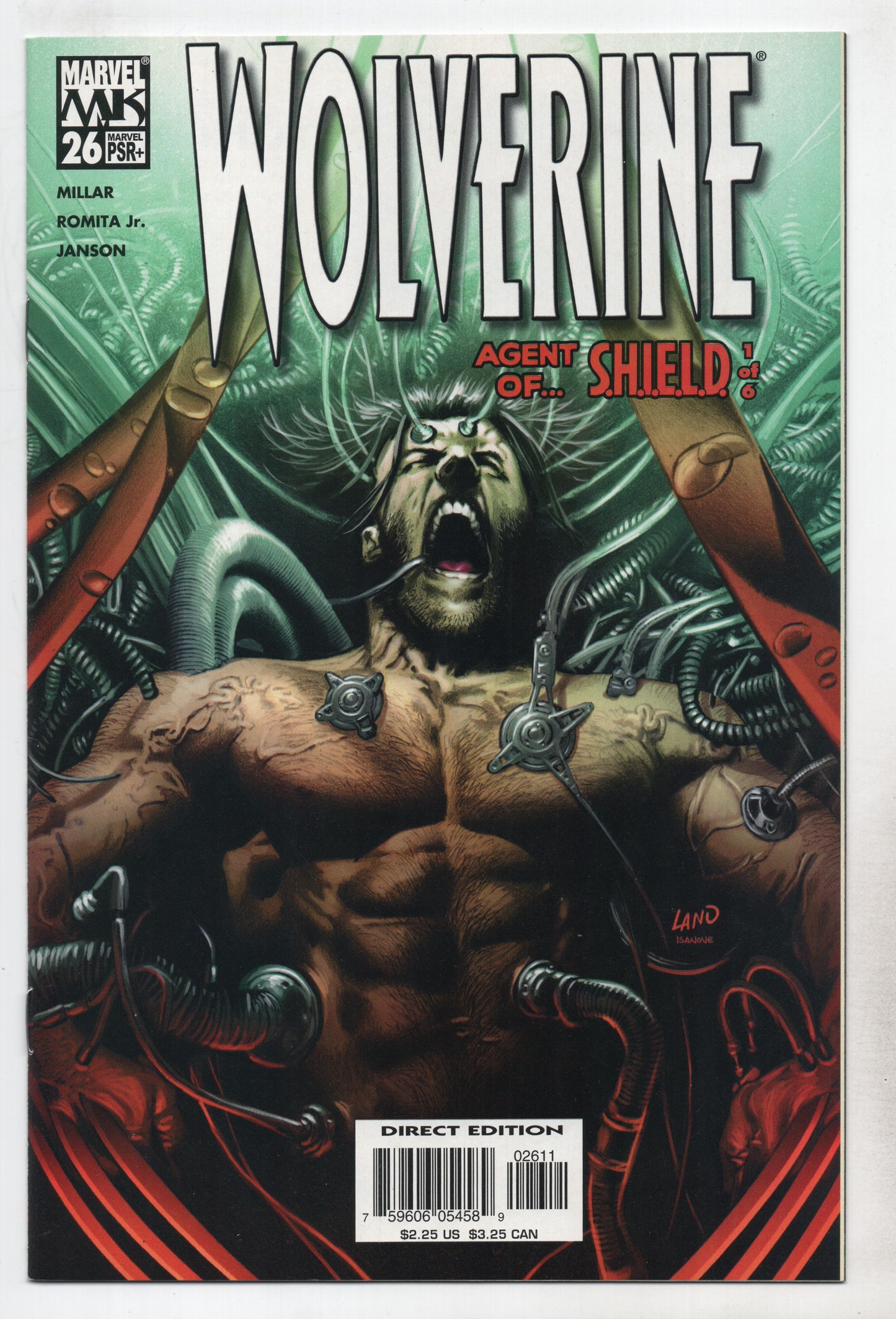 Wolverine 26 2nd Series Marvel 2005 NM Enemy Of The State Mark Millar
