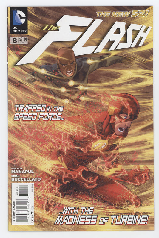 Flash #8 A 4th Series DC 2012 Francis Manapul Brian Buccellato New 52