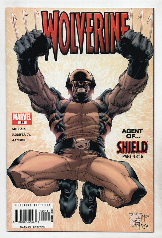 Wolverine 29 2nd Series Marvel 2005 NM- Enemy Of The State Mark Millar