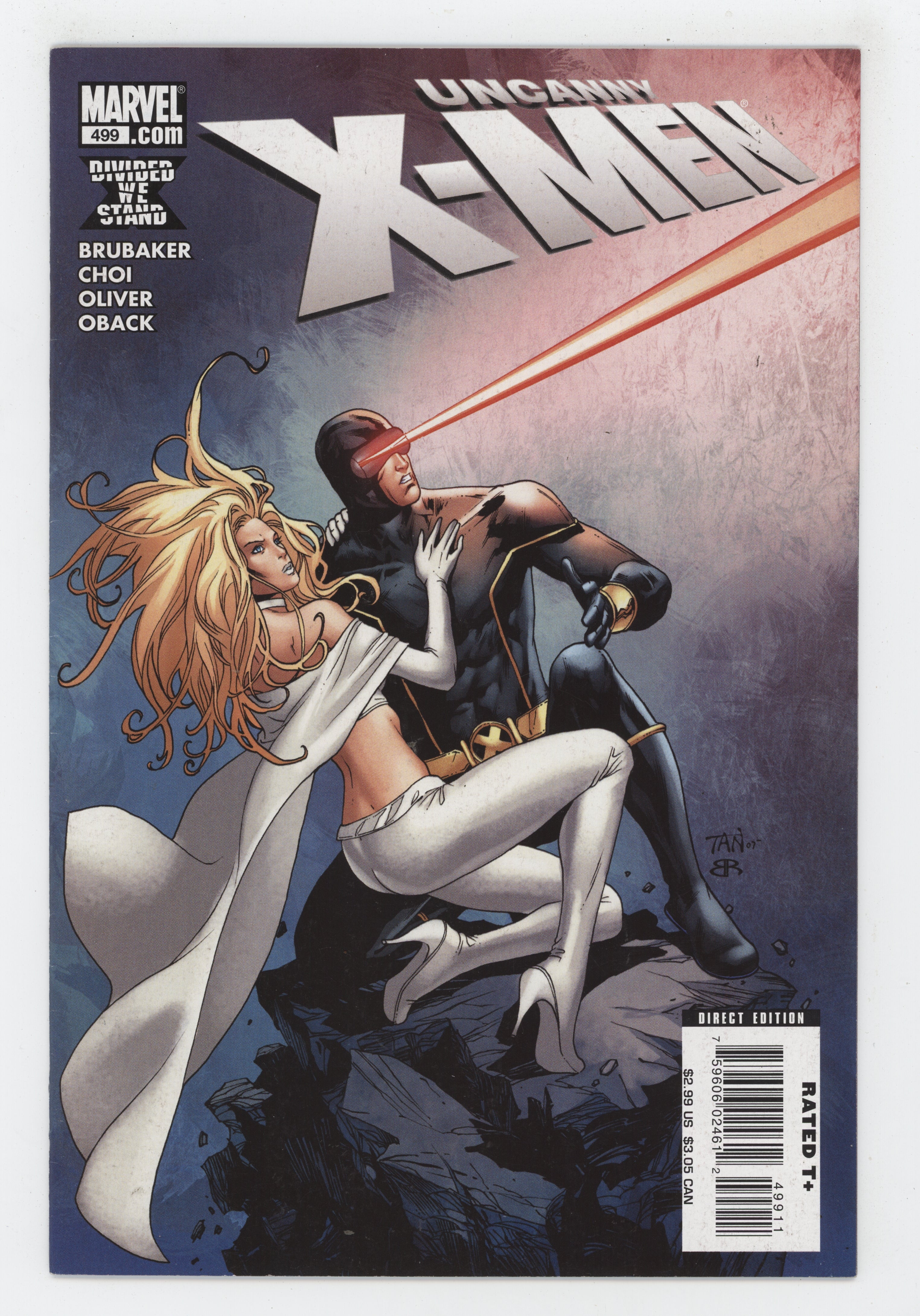 Uncanny X-Men 499 Marvel 2008 NM Billy Tan Cyclops Emma Frost