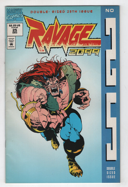 Ravage 2099 25 Marvel 1994 FN VF Newsstand Joe Bennett Hulk