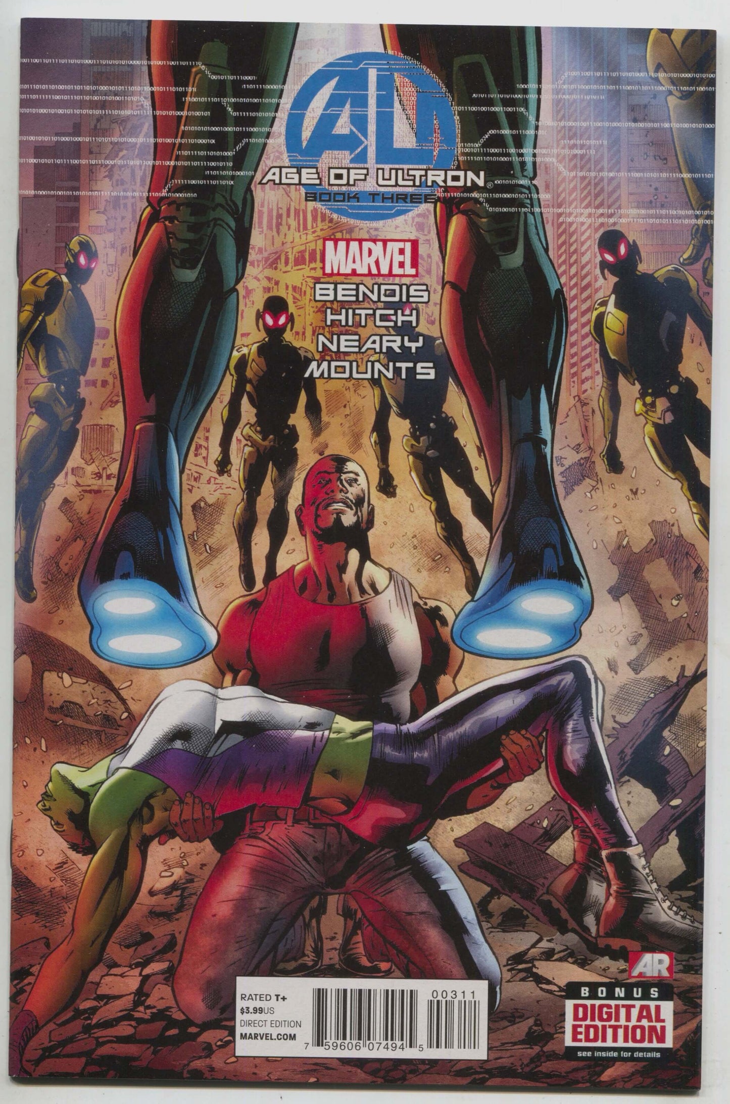 Age of Ultron #3 A Marvel 2013 Bryan Hitch Brian Michael Bendis Avengers
