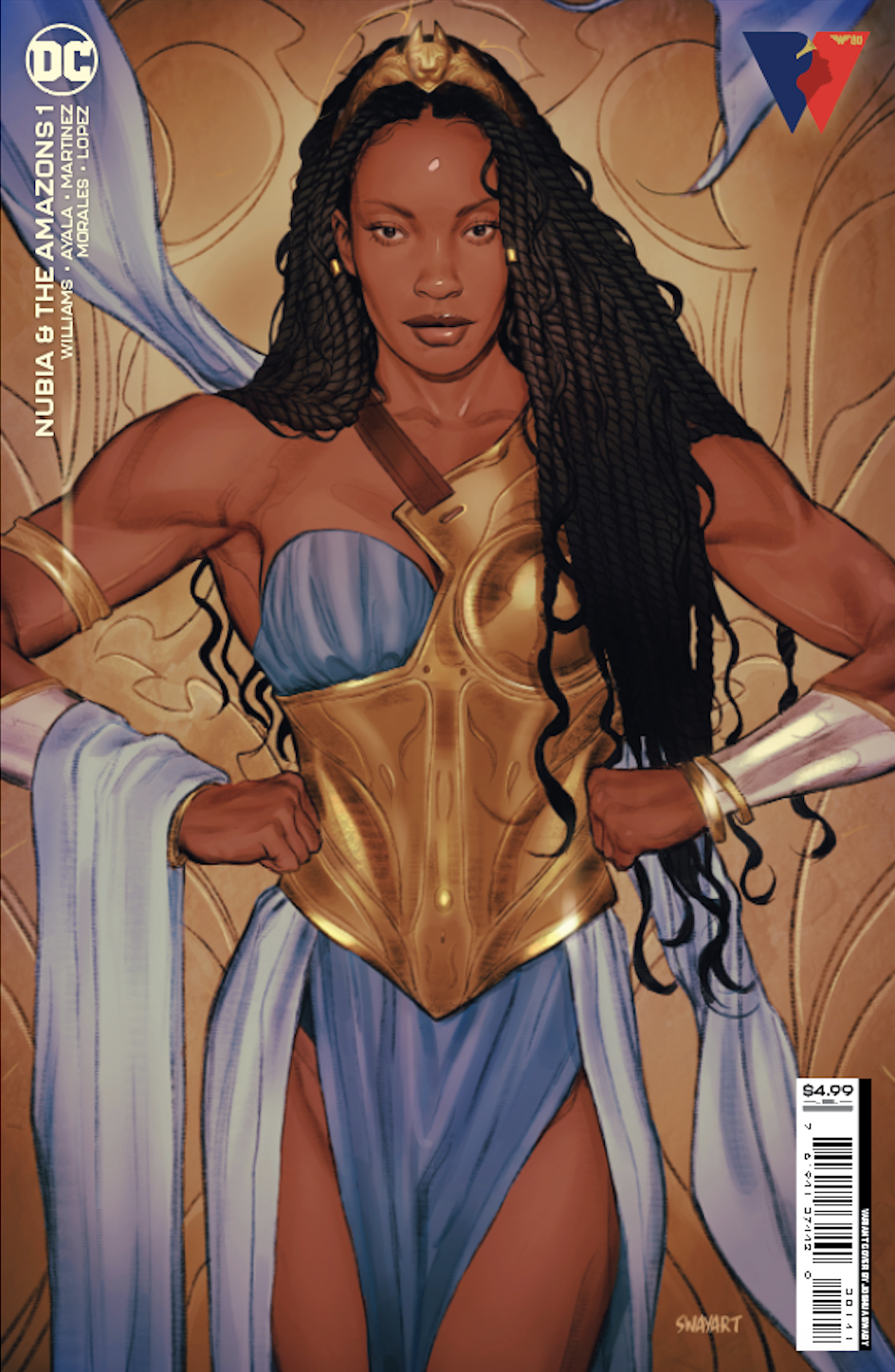 Nubia And The Amazons #1 (Of 6) C Joshua Sway Swaby Card Stock Variant (10/19/2021) Dc
