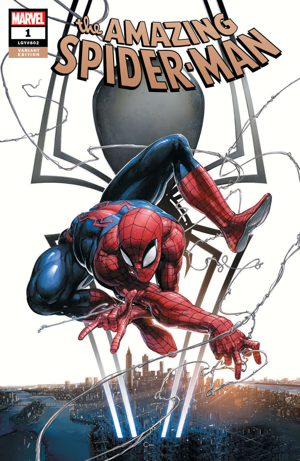 Amazing Spider-Man 1 Marvel Clayton Crain Variant Trade Set Of 3 Black Cat (07/11/2018) Reservation - Golden Apple Comics