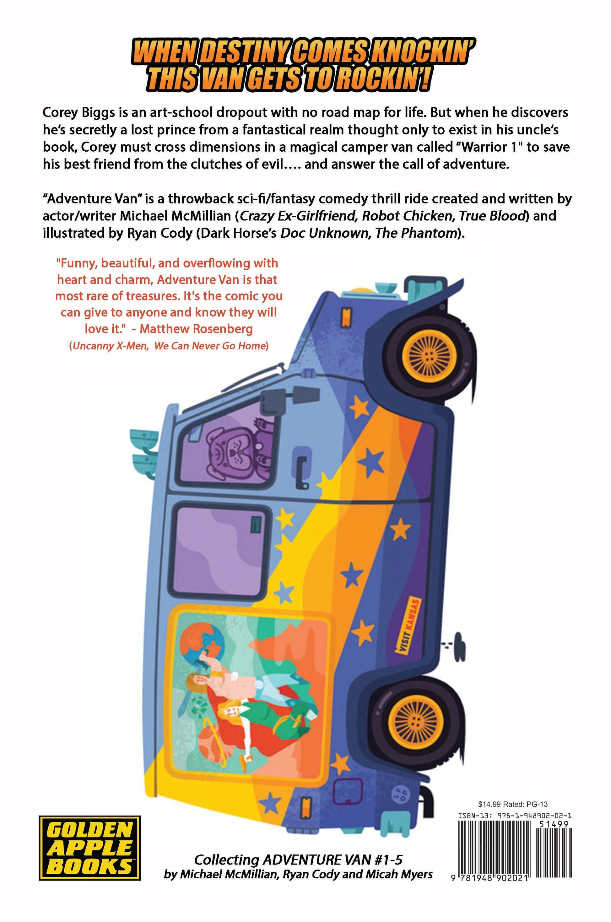 ADVENTURE VAN TP Vol 1 by Michael McMillian and Ryan Cody (Golden