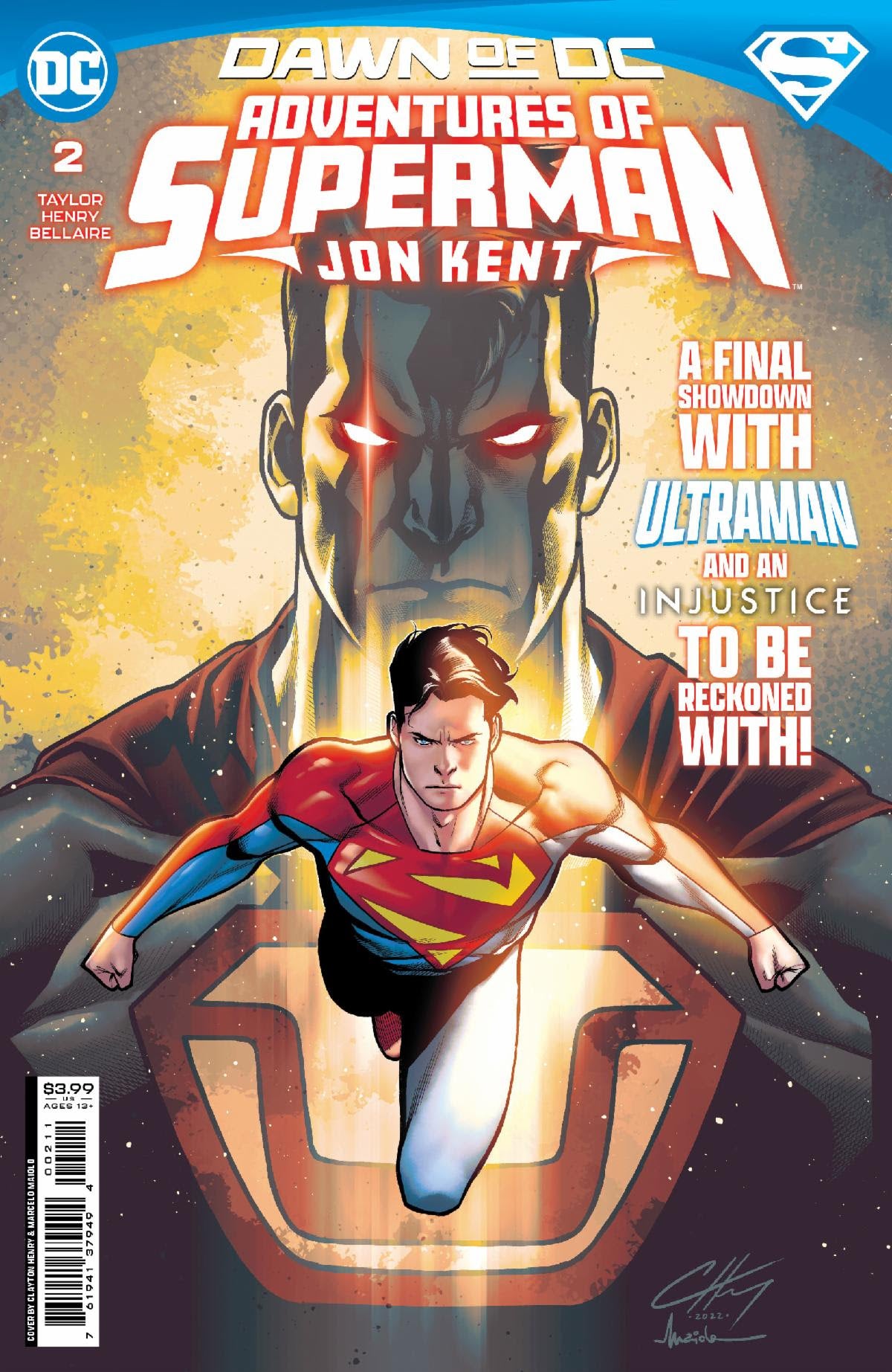 Adventures Of Superman Jon Kent #2 (Of 6) A Clayton Henry Tom Taylor (04/04/2023) Dc