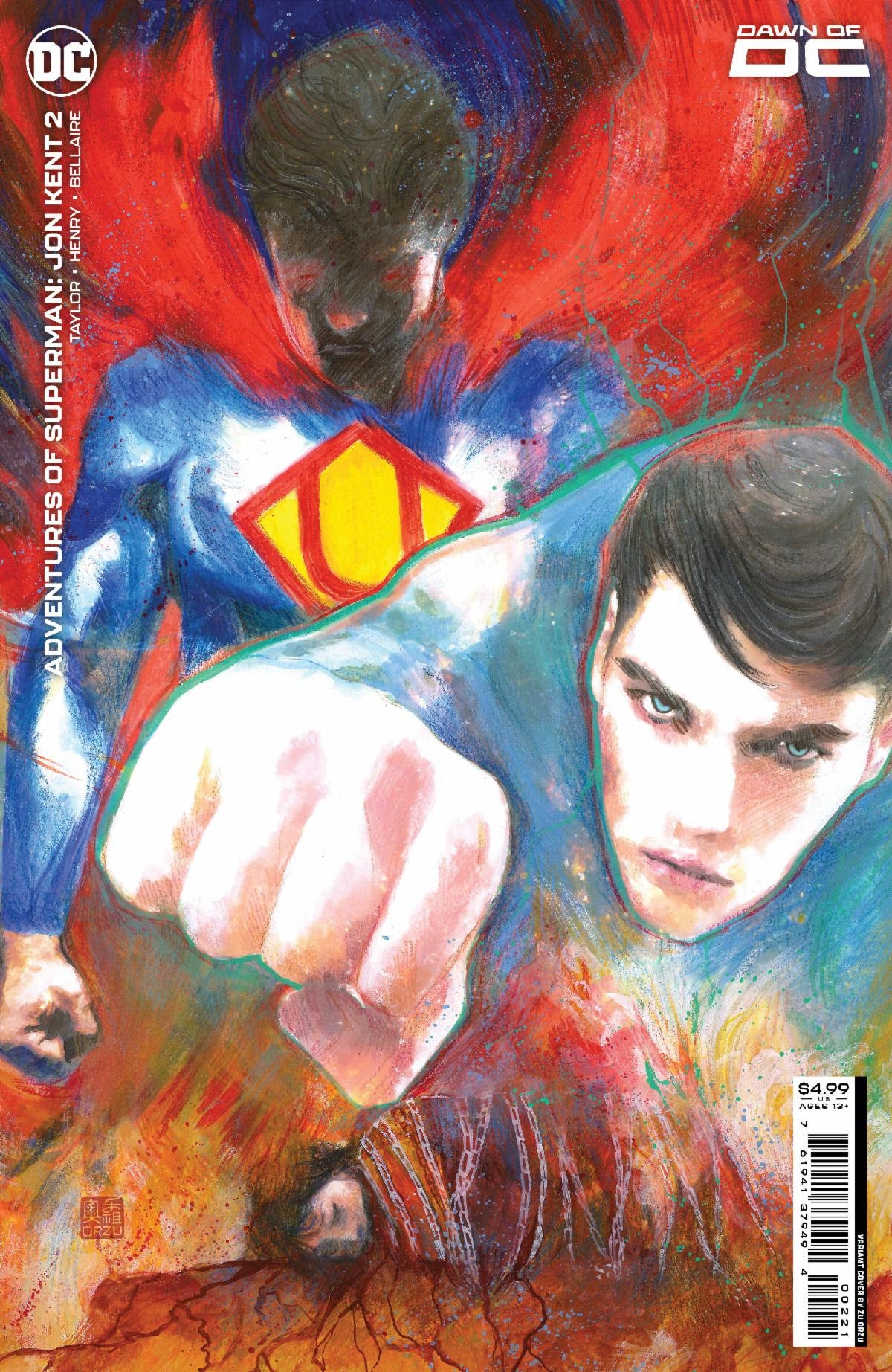 Adventures Of Superman Jon Kent #2 (Of 6) B Zu Orzu Card Stock Variant (04/04/2023) Dc