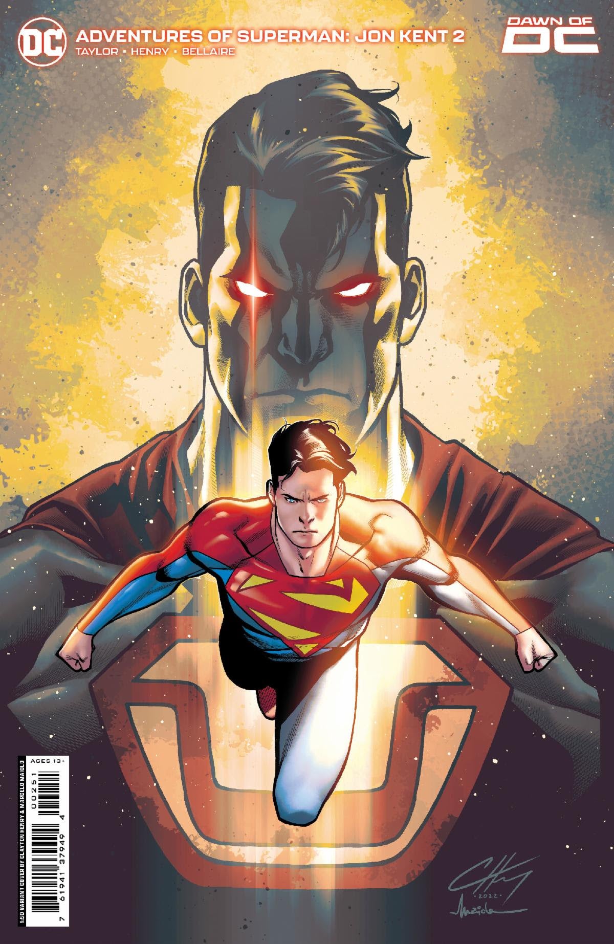 Adventures Of Superman Jon Kent #2 (Of 6) F 1:50 Clayton Henry Foil Variant (04/04/2023) Dc