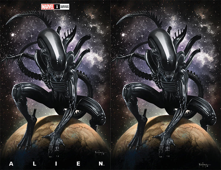 Alien #1 Mico Suyan Trade Virgin Set Variant (03/24/2021) Marvel - Golden Apple Comics