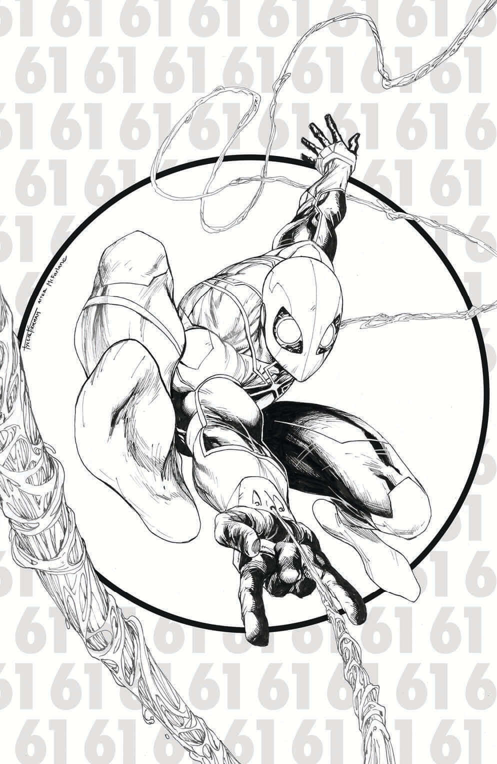Amazing Spider-Man #61 #62 Tyler Kirkham Sketch BW 1 300 Homage Variant (04/21/2021) Marvel