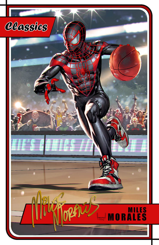 Amazing Spider-Man #68 Kael Ngu Miles Morales Classic Basketball Card Variant (06/16/2021) Marvel