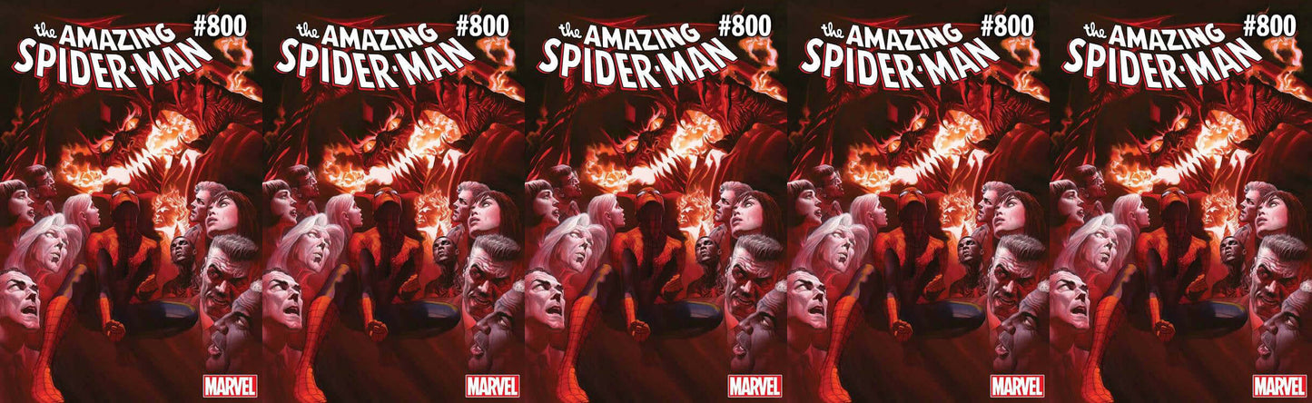 Amazing Spider-Man 800 Marvel Legacy Alex Ross Dan Slott Red Goblin (05/30/2018)