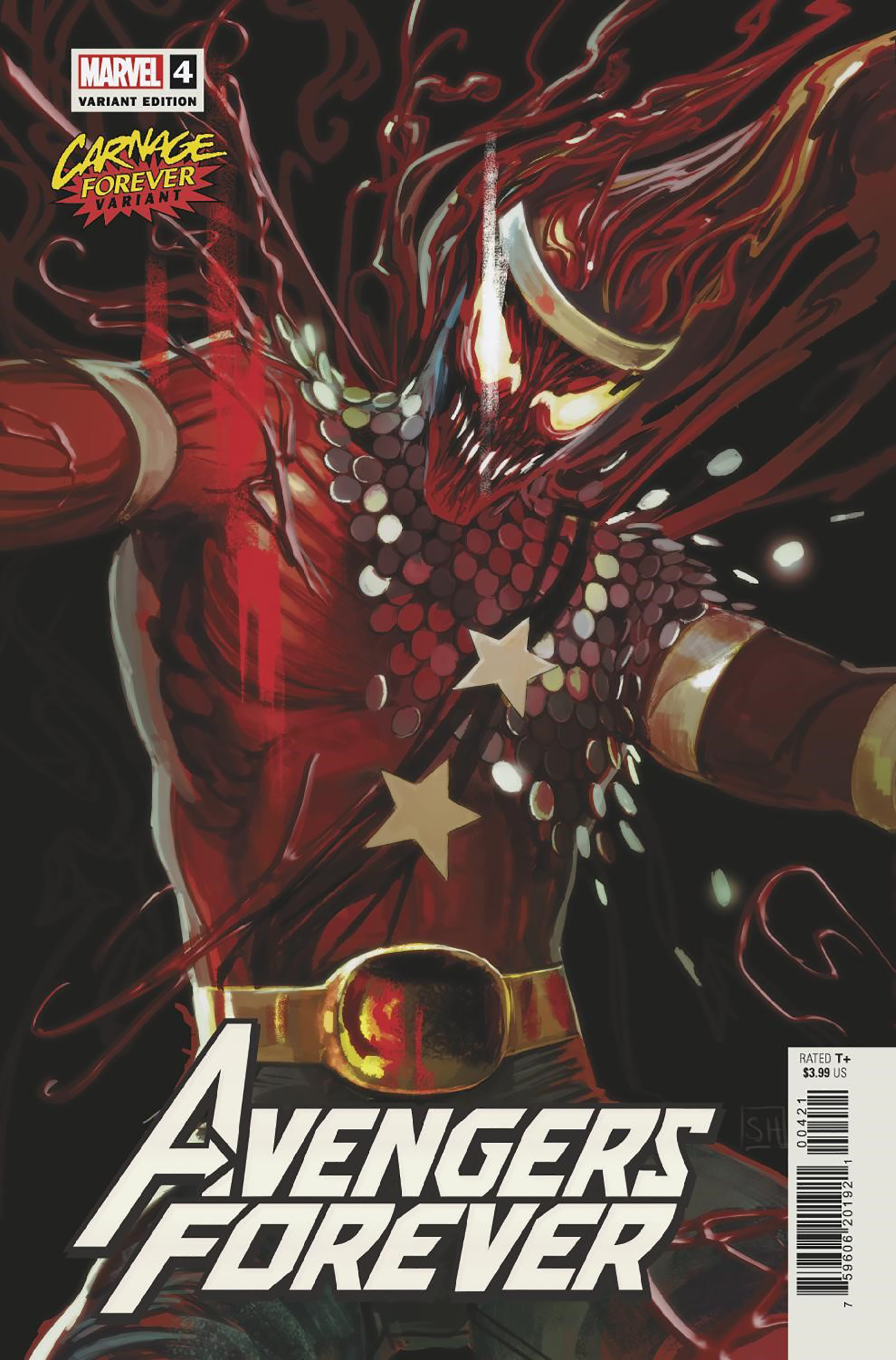 Avengers Forever #4 D Stephanie Hans Carnage Forever Variant (03/23/2022) Marvel