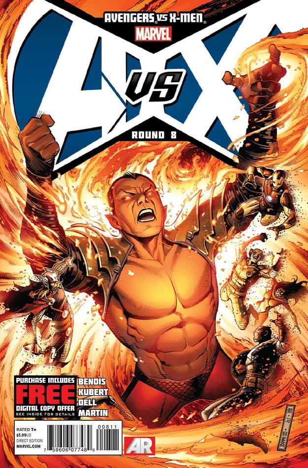 Avengers VS X-Men 8 A Marvel 2012 NM AVX Namor Iron Man Wolverine Jim Cheung