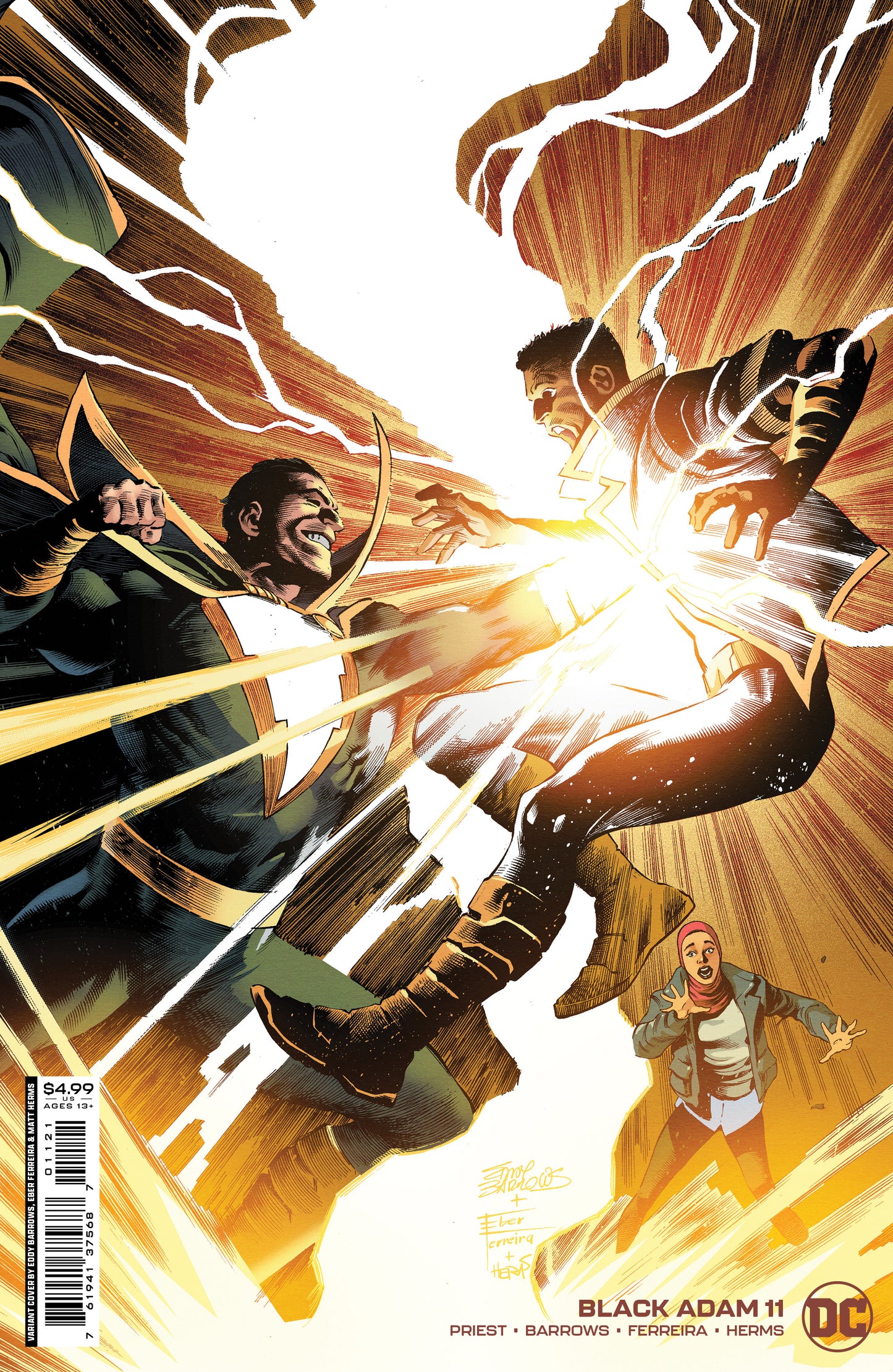 Black Adam #11 (Of 12) B Eddy Barrows Eber Ferreira & Matt Herms Card Stock Variant (05/16/2023) Dc
