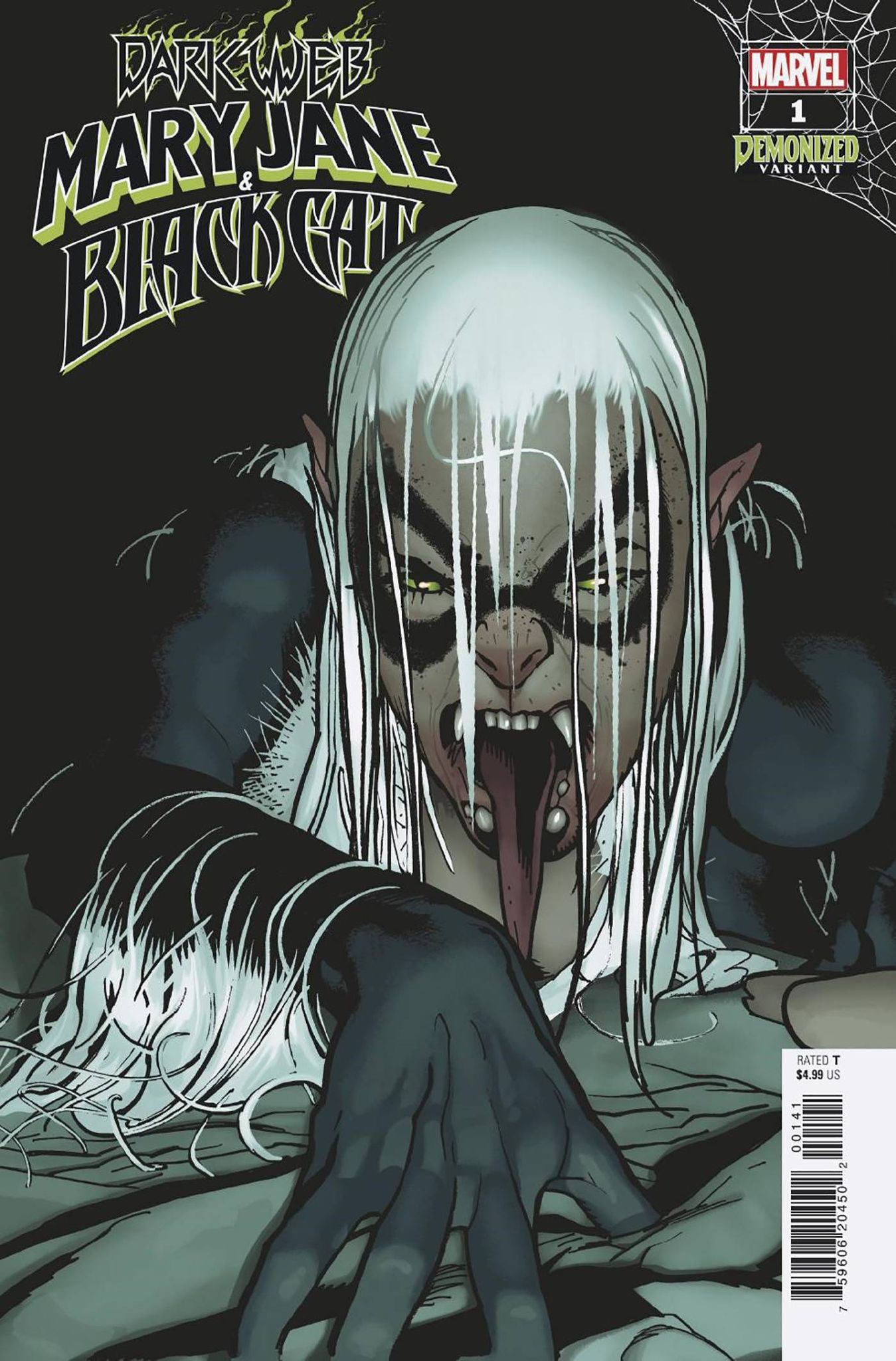 Mary Jane & Black Cat #1 C Adam Hughes Demonized Variant [Dwb] (12/21/2022) Marvel