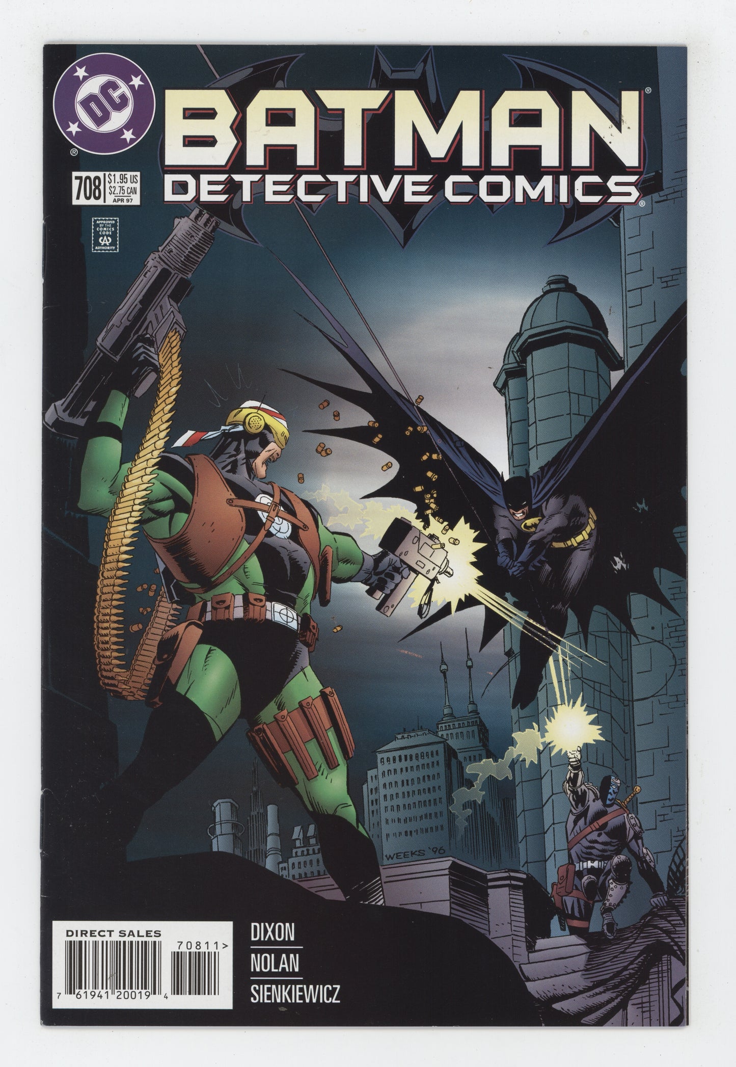 Batman Detective Comics 708 DC 1997 Lee Weeks Chuck Dixon Gunhawk