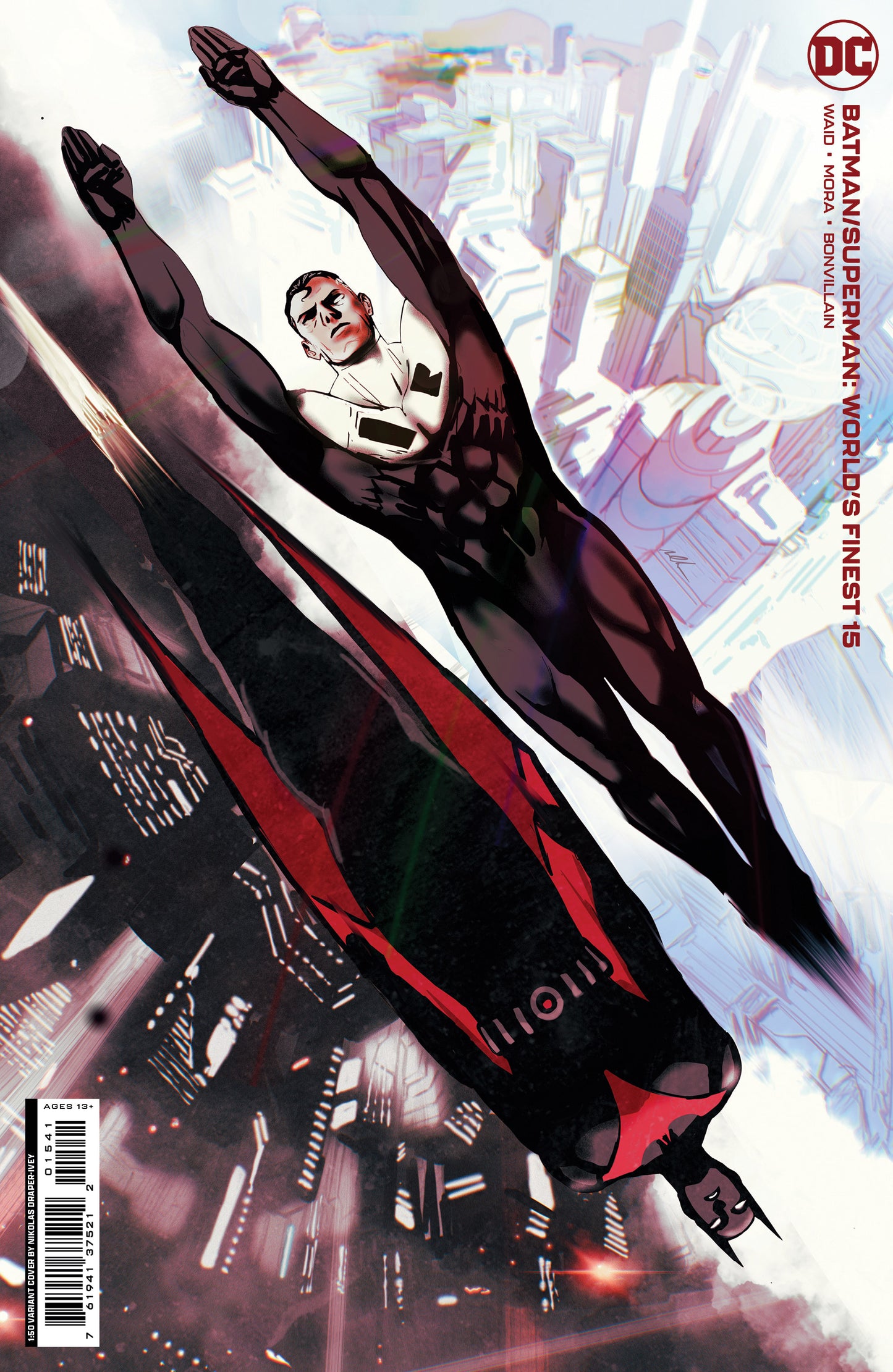 Batman Superman Worlds Finest #15 D 1:50 Nikolas Draper-Ivey Card Stock Variant (05/16/2023) Dc