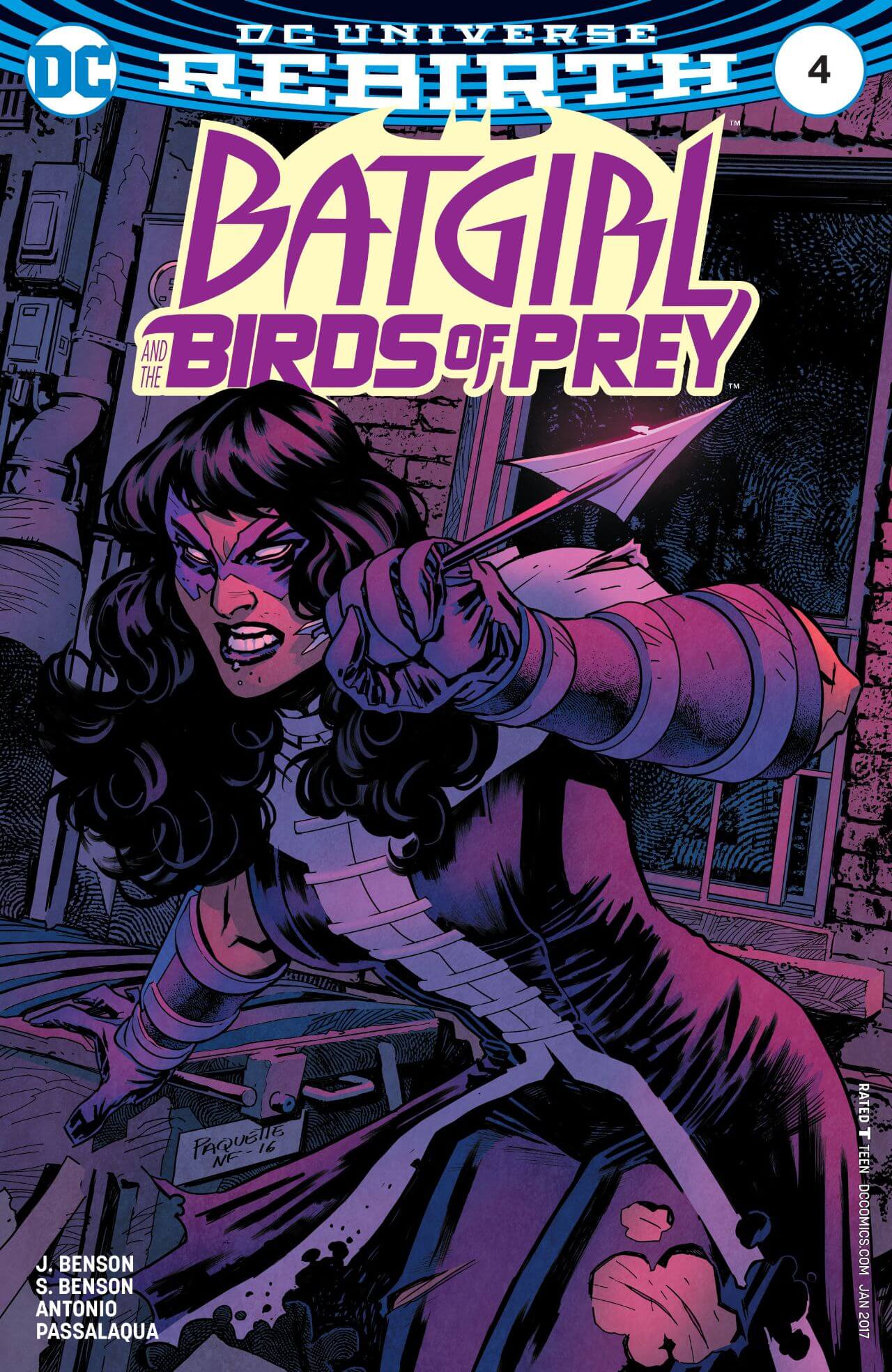Batgirl Birds of Prey 4 DC Rebirth 2016