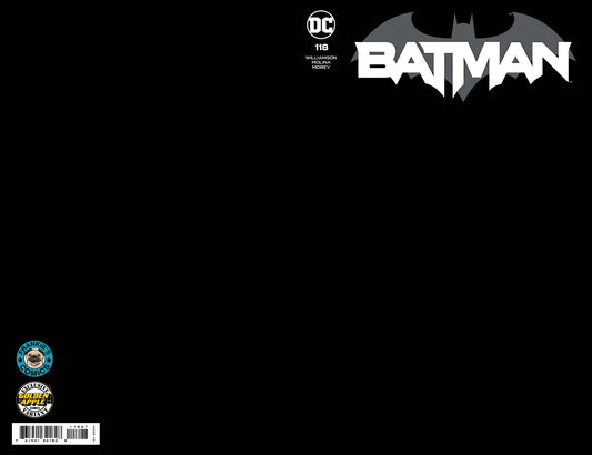 Batman #118 Black Blank Variant (12/07/2021) Dc