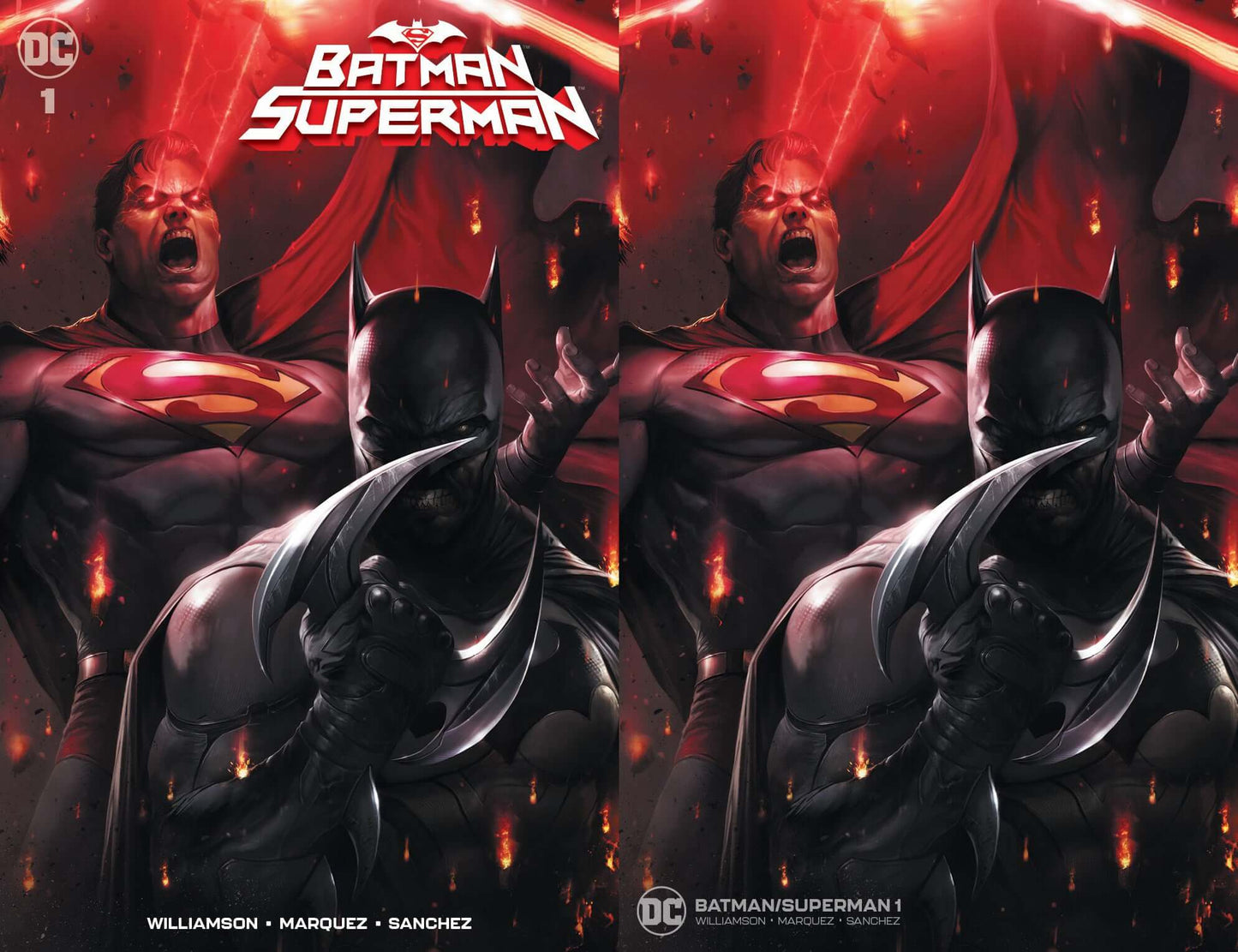 BATMAN SUPERMAN #1 Francesco Mattina Variant Trade + Virgin Set Options (08/28/2019) DC