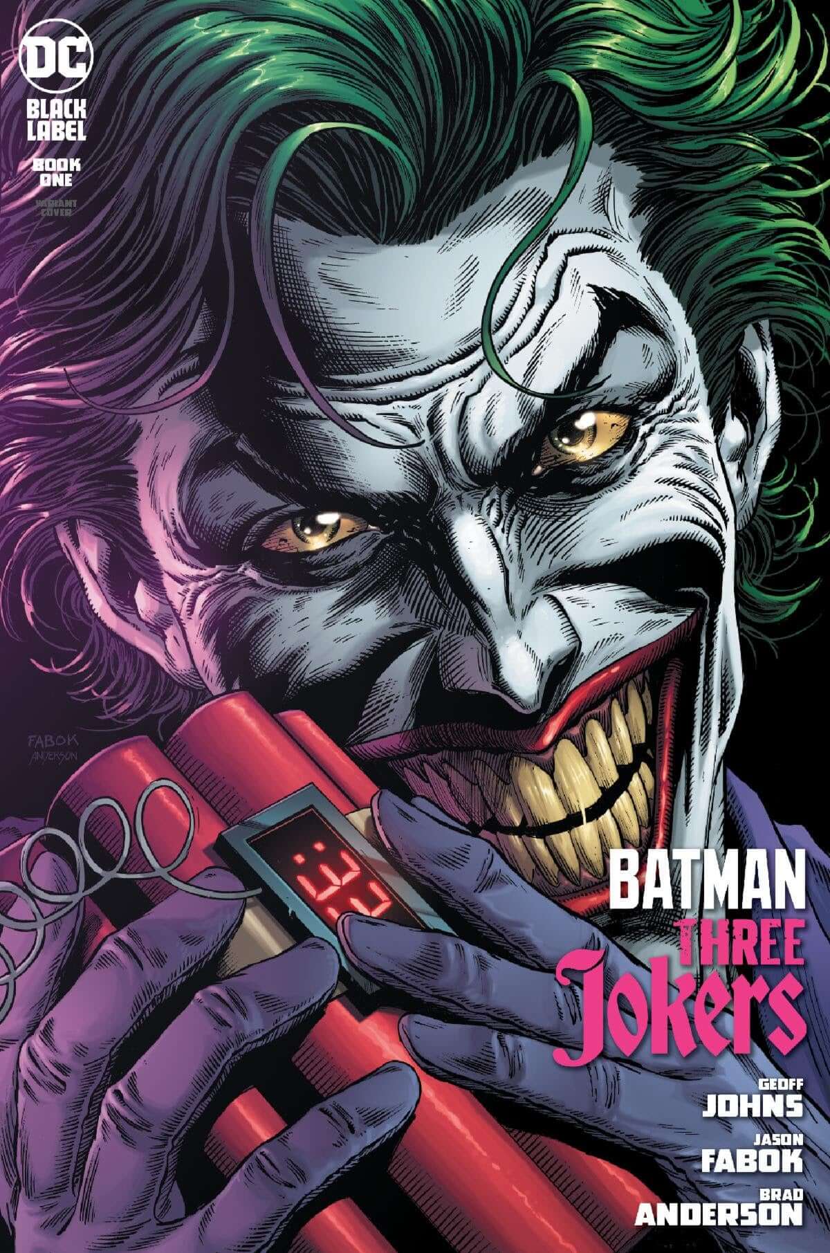 Batman Three Jokers #1 Premium C Jason Fabok Bomb Variant Geoff Johns (08/26/2020) DC